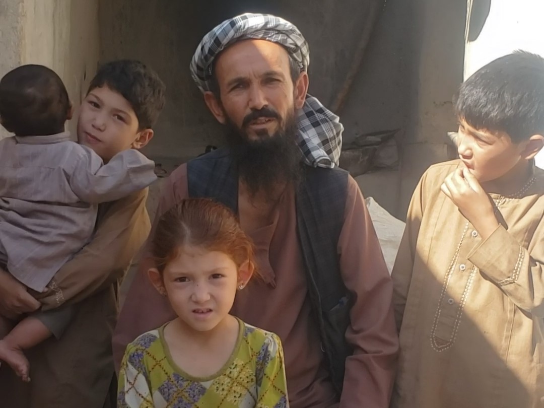Aid and Provide Food for Shir Mohammad and His Children