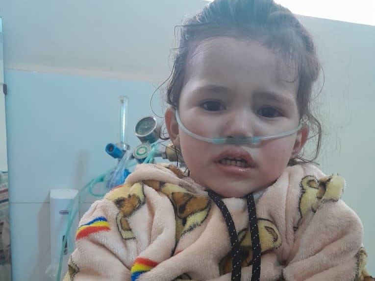 Helping a poor  child who's suffering ventricular septal defect (Heart Holes)