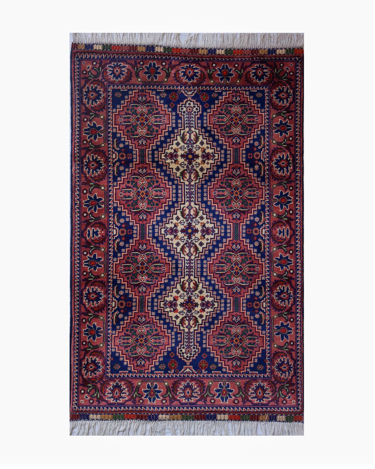 Hand-Knotted Yusuf Bay Wool Rug – Made in Afghanistan