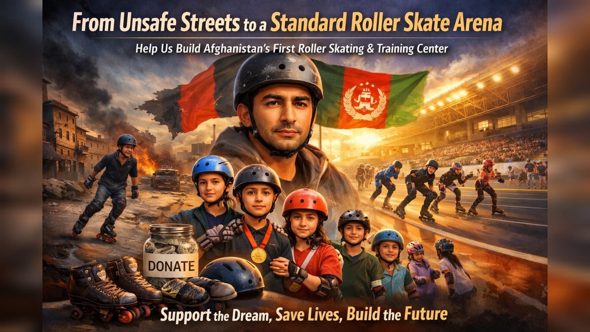 From Unsafe Streets to a Standard Roller Skate Arena 1