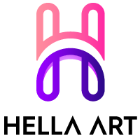 Hella Art logo