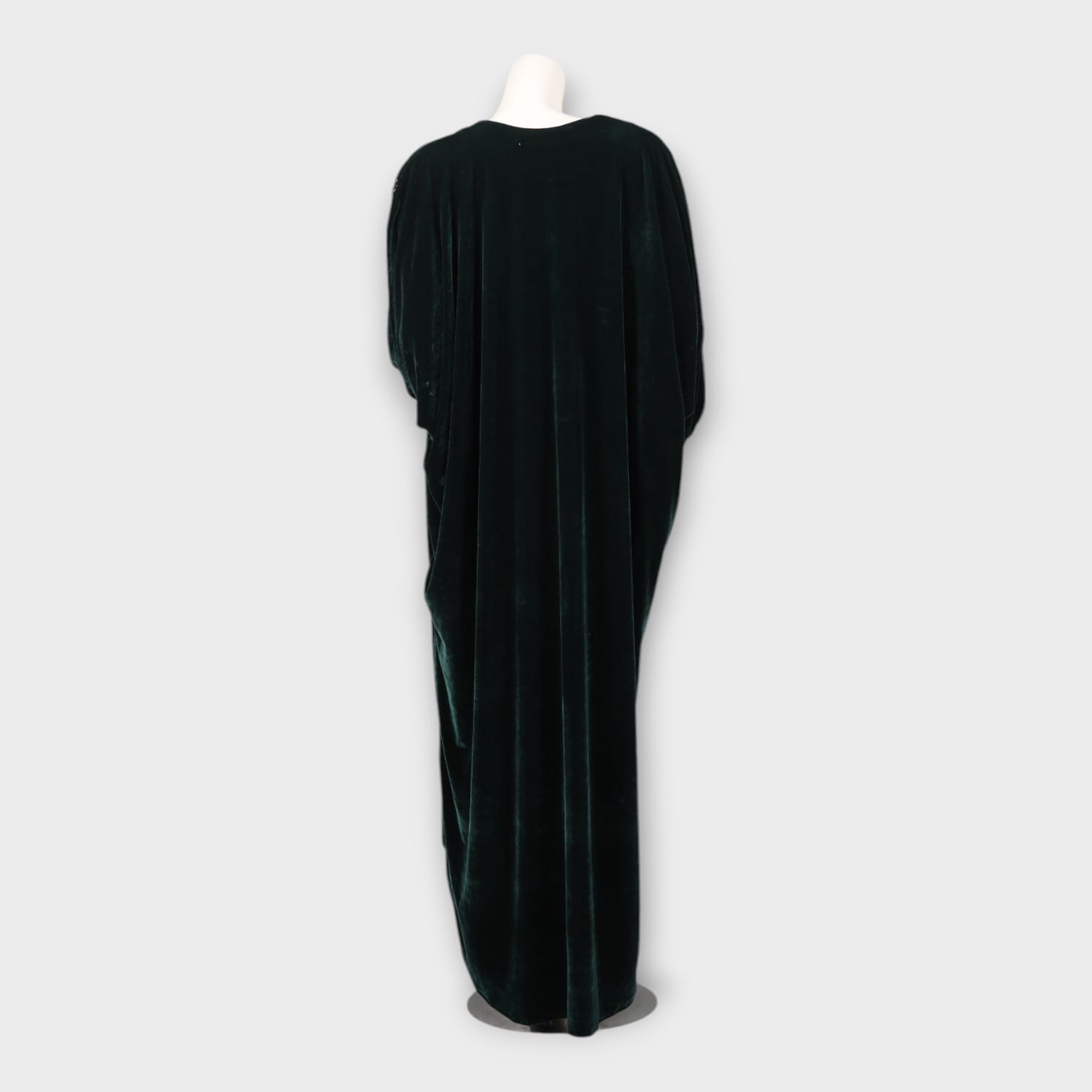Emerald Green Embroidered Abaya