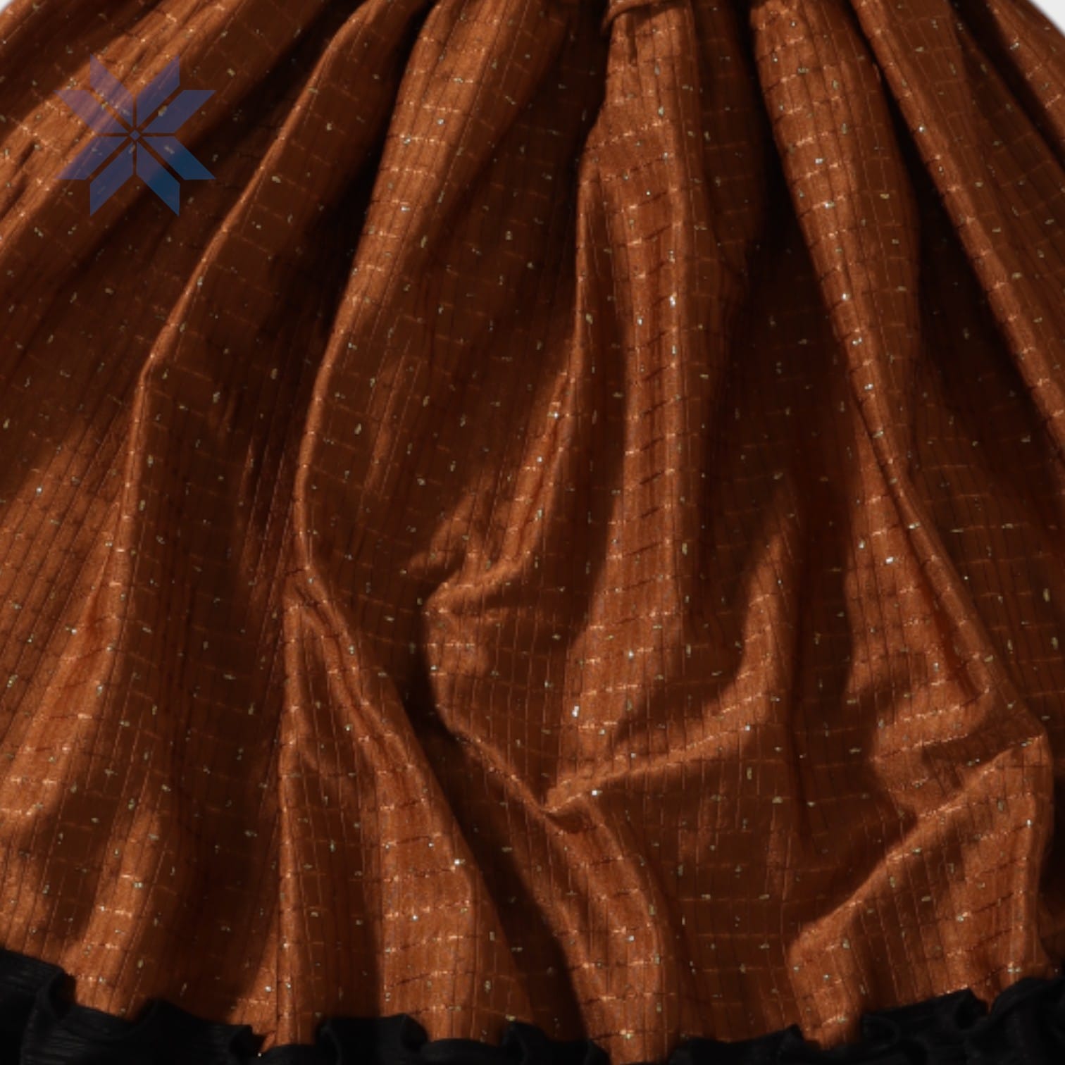 Chocolate Ruffle Baby Set