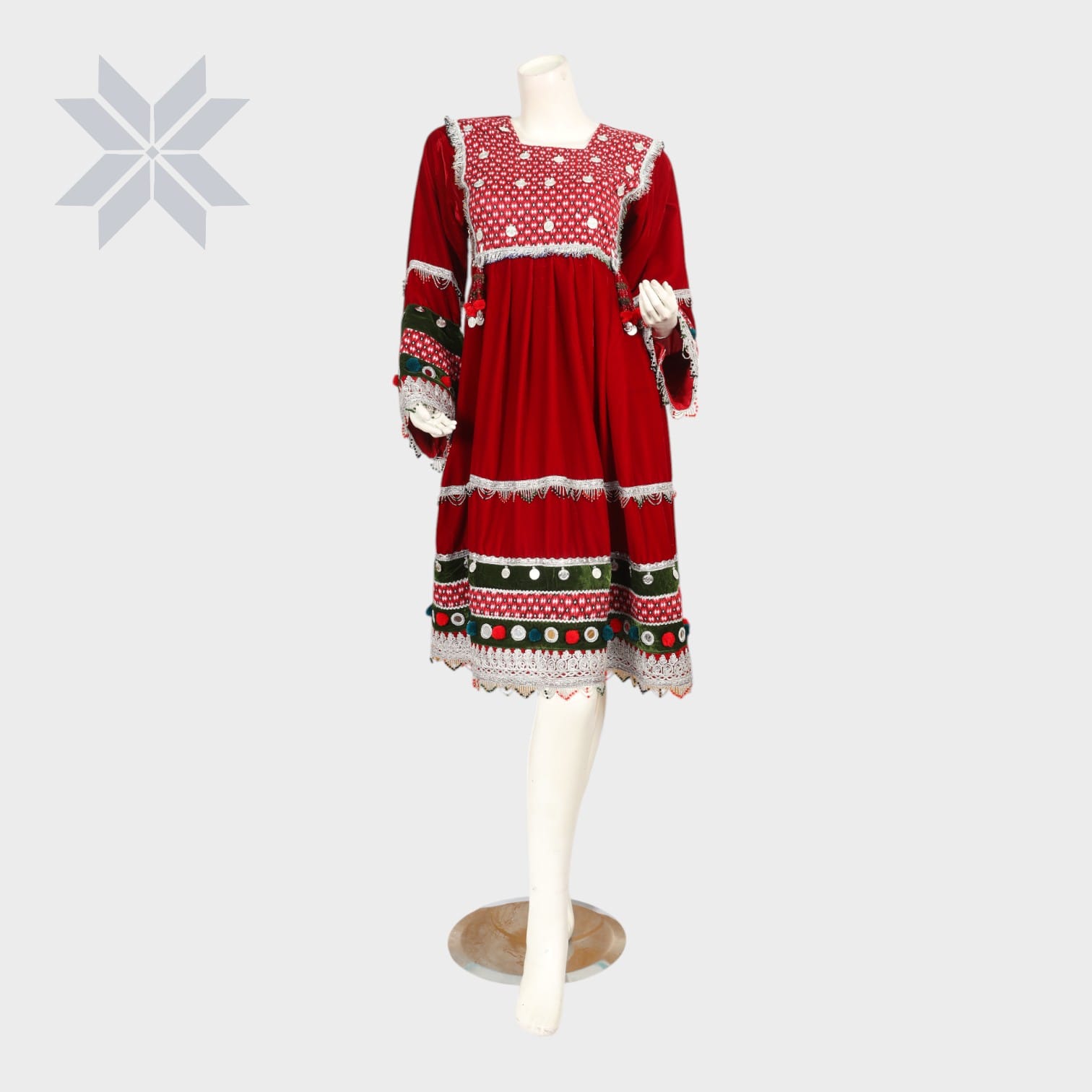 Crimson Heritage Mirror Dress