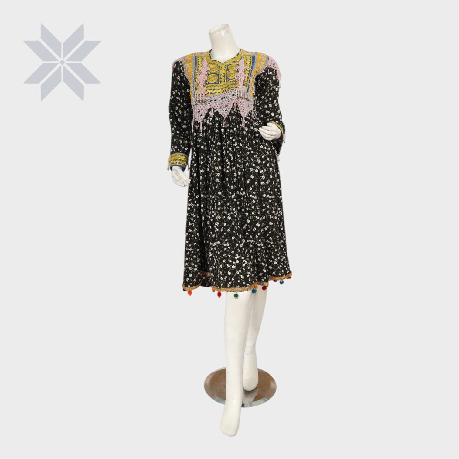 Parwana Floral Tribal Dress