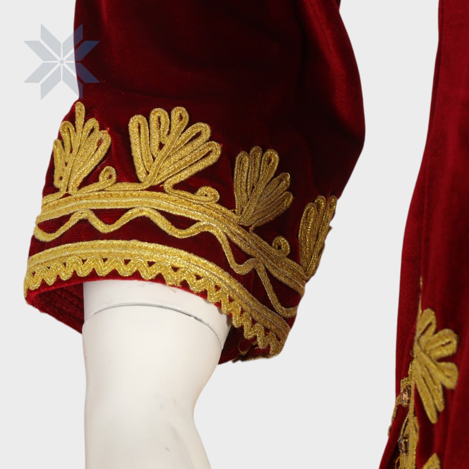 Velvet Elegance Embroidered Kameez Set