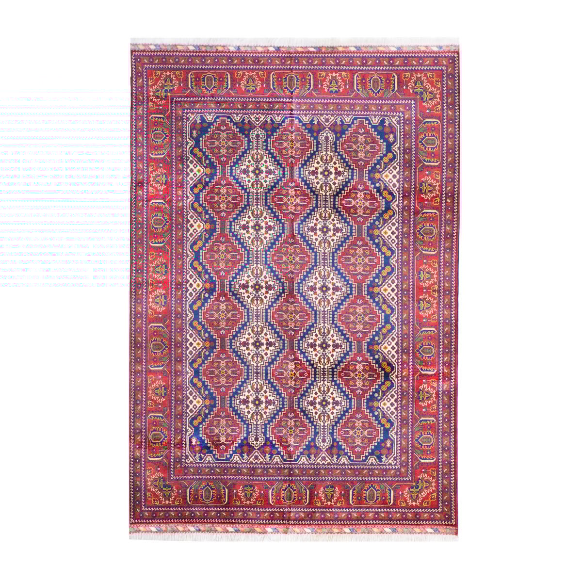 Yousuf Bahaye Noma Design Handwoven Area Rug | 9' 4" X 6' 3"