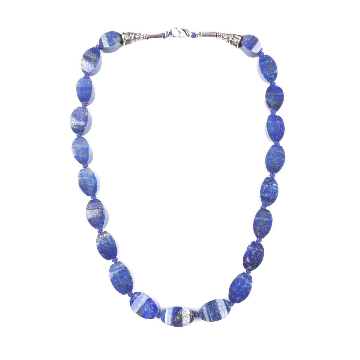 Lapis Drop Necklace | Beaded Pendant 