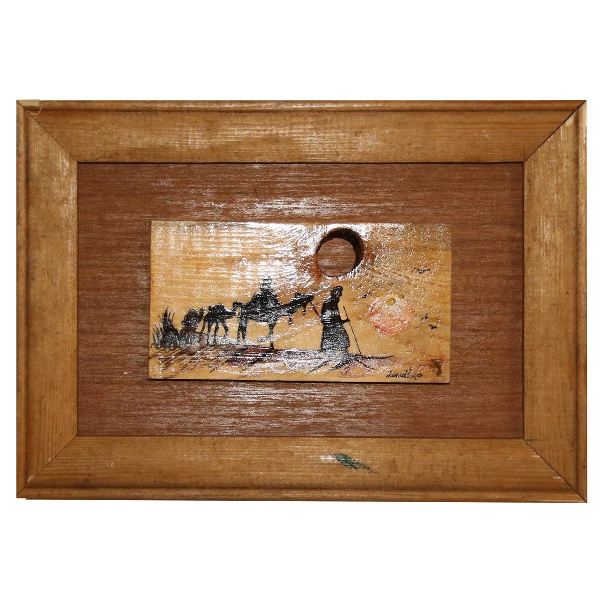 Best Selling Camels Herd Artwork | Wooden Tableau