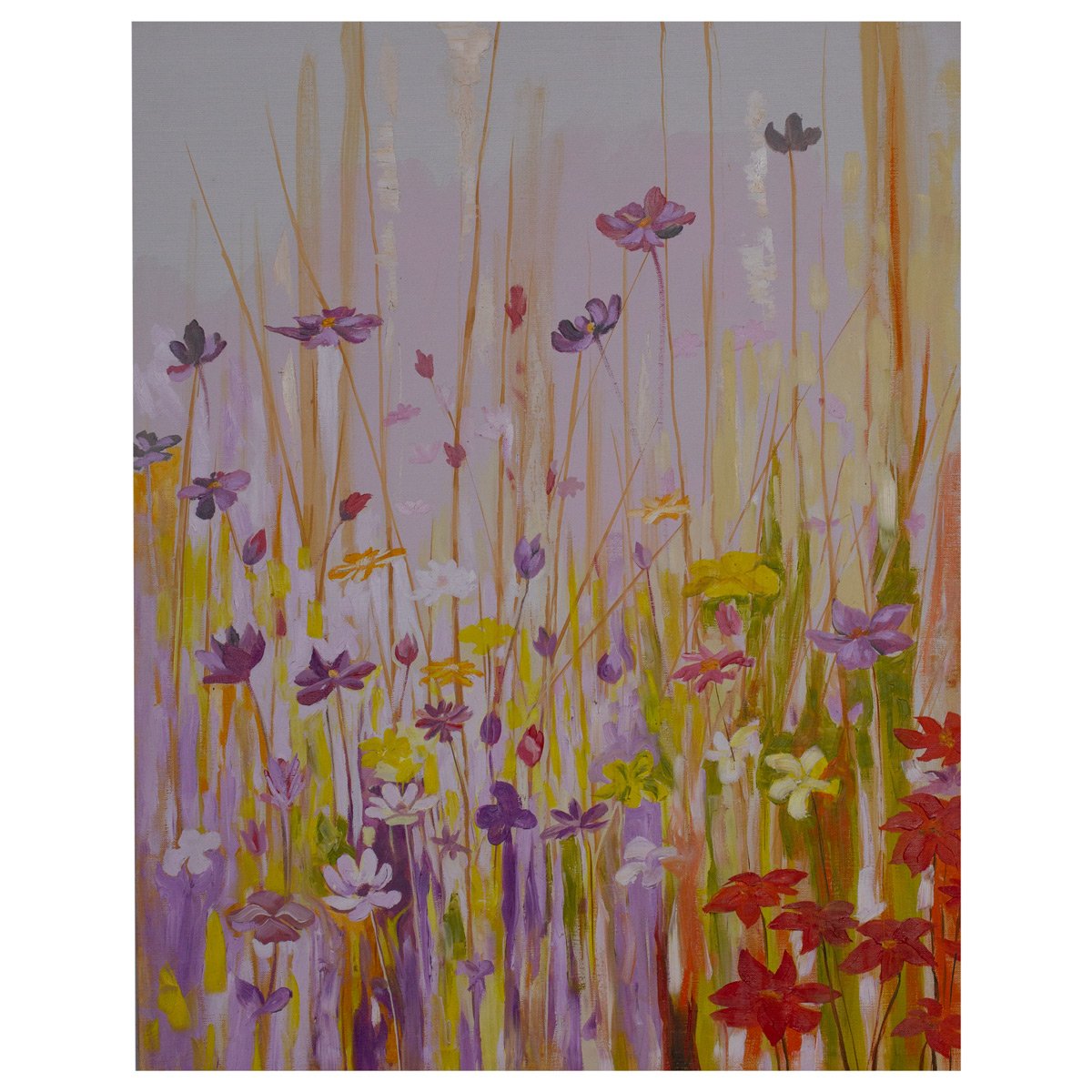 Flowers Oil Painting on Canvas| Spring Floral Artwork