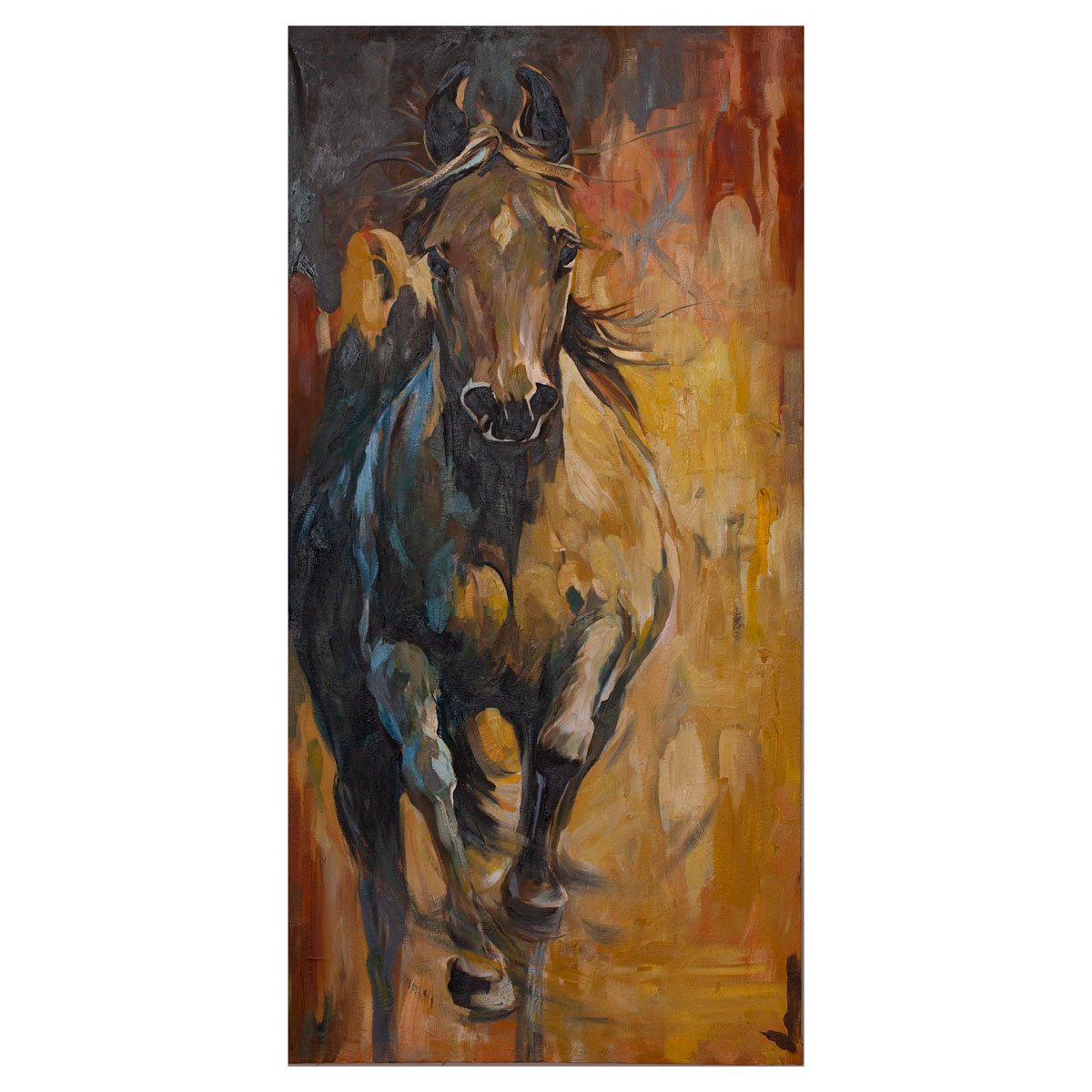 Classic Oil Painting on Fabric| Custom Horse Portrait