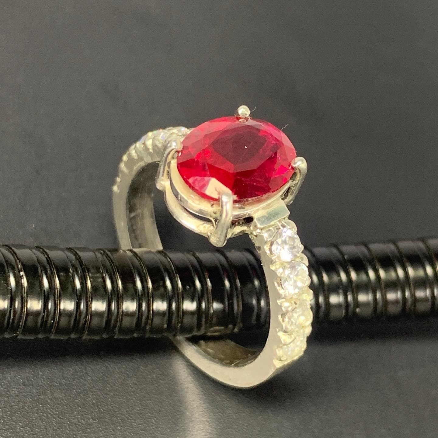 Afghani Modern Ruby Ring