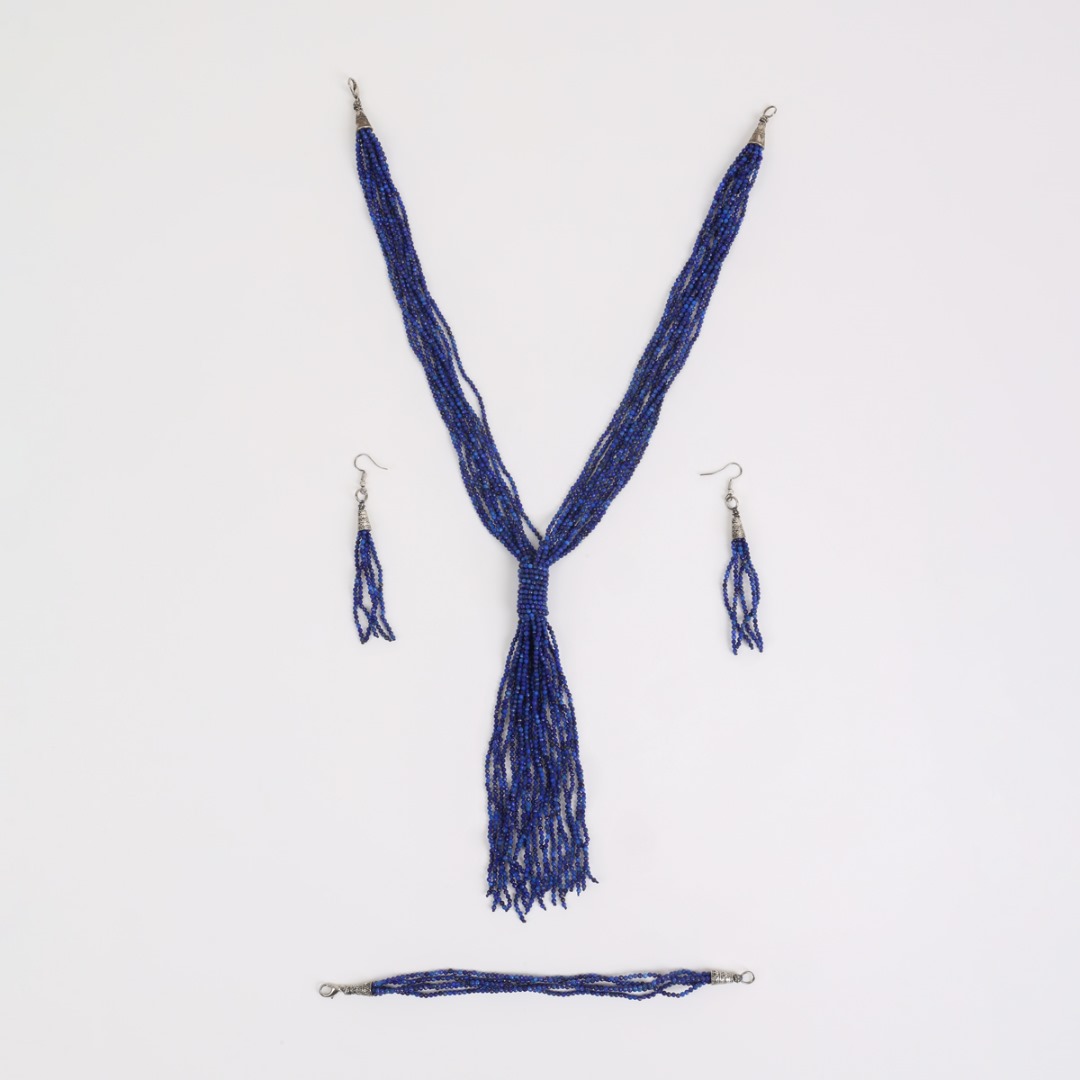 lapis lazuli set by Beroj Mora, necklace five colors available 