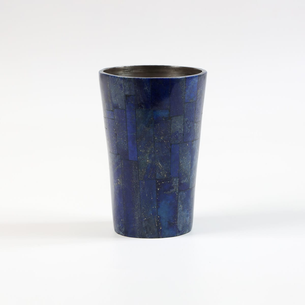 Lapis Lazuli Mosaic Glass Vase 4