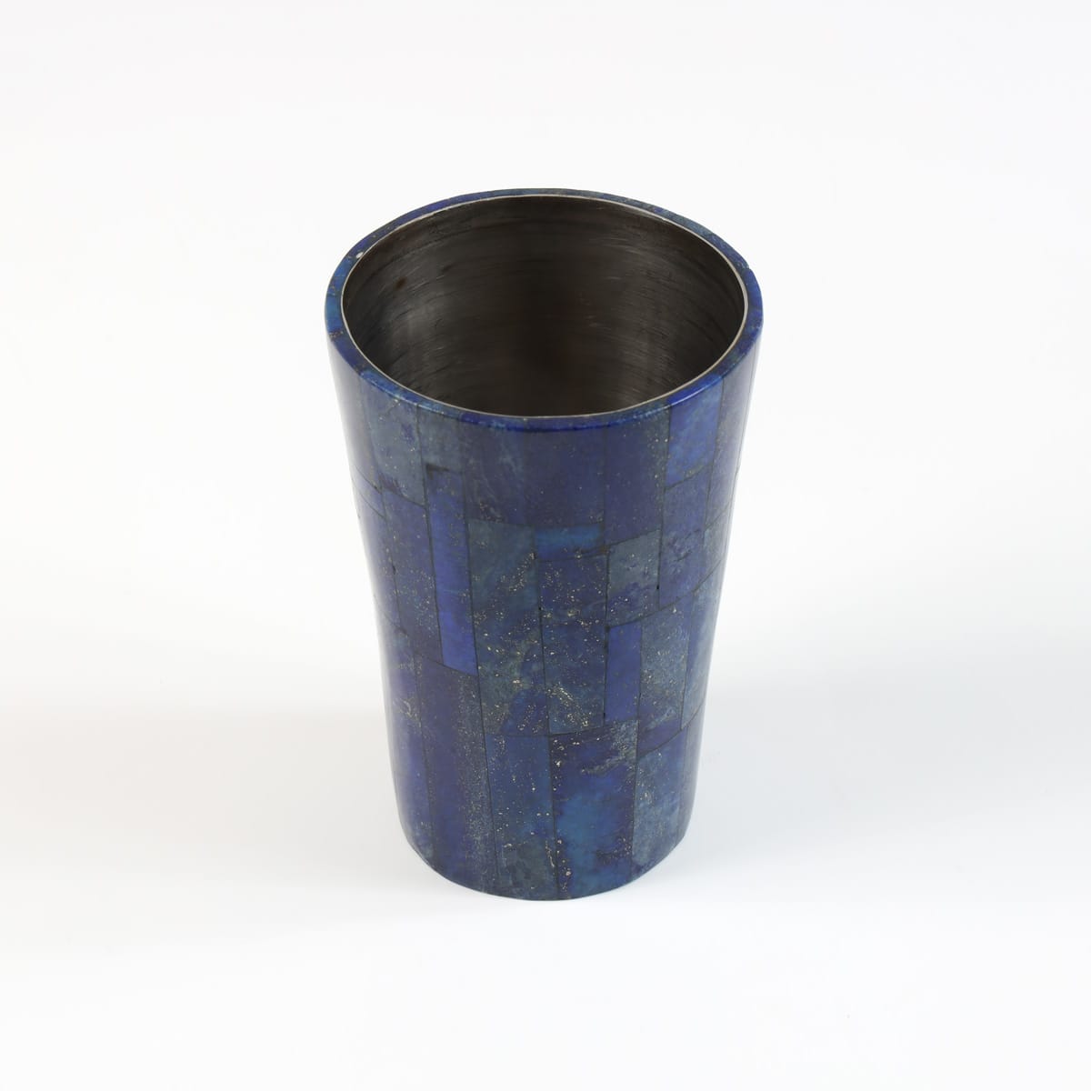 Lapis Lazuli Mosaic Glass Vase 2
