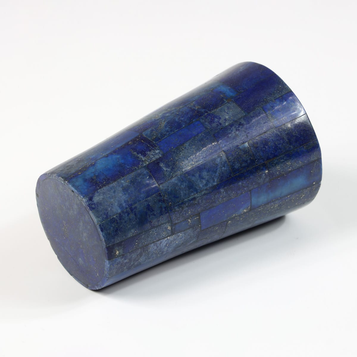 Lapis Lazuli Mosaic Glass Vase 1