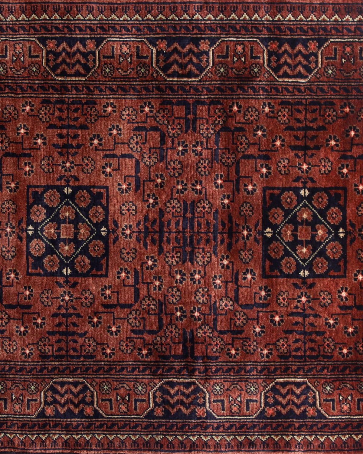 Authentic Handmade Wool Rug , Watani Wool Persian Desgin Carpet 1