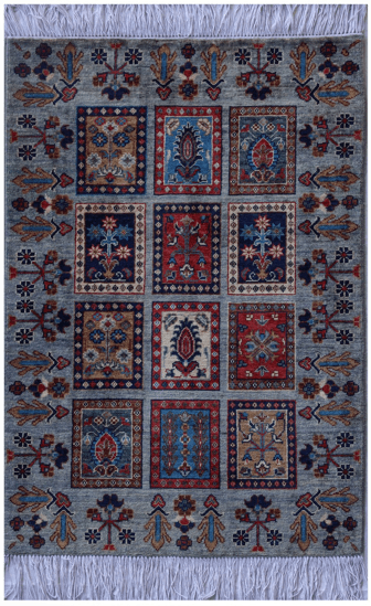 Handmade Afghan Rug Four Season Design 1