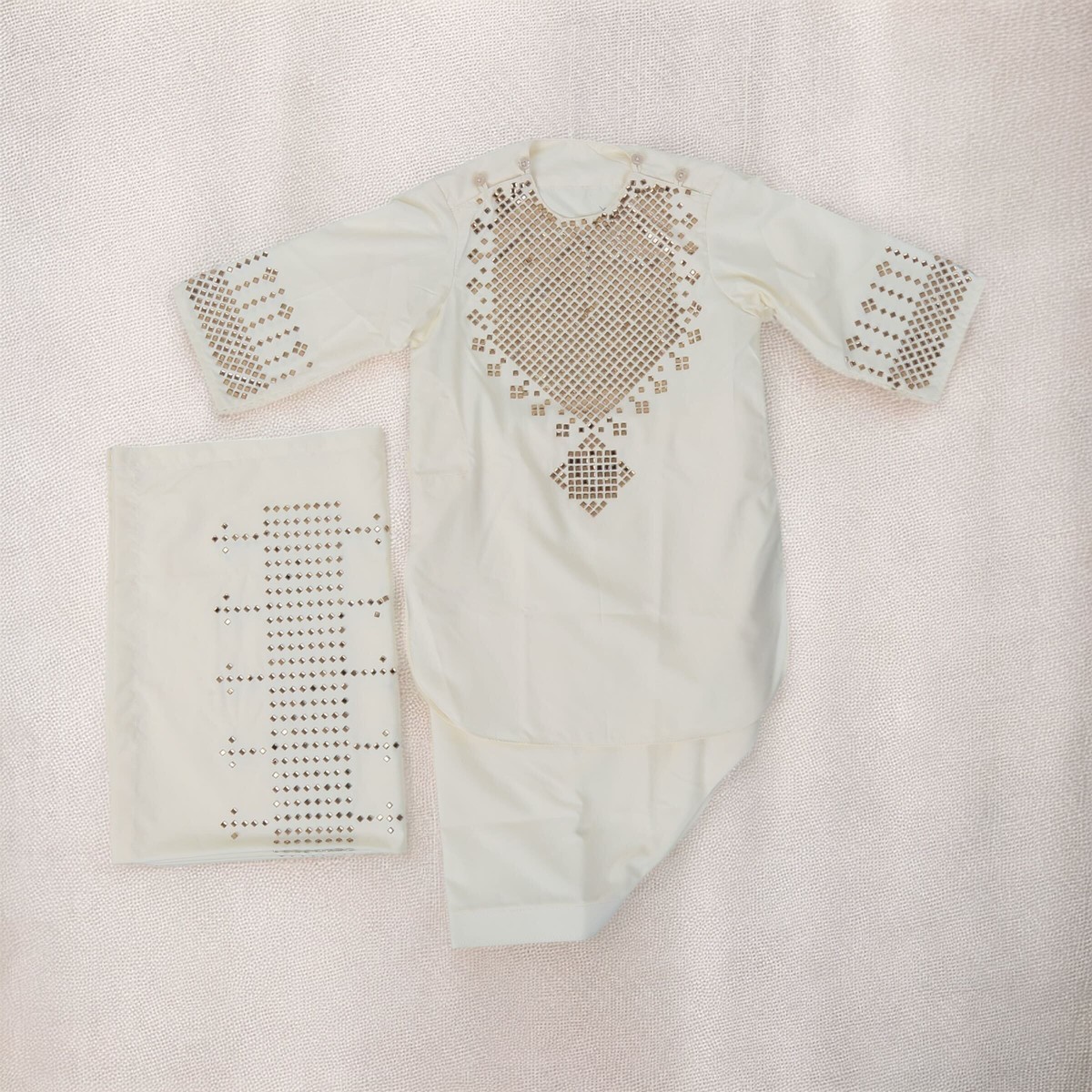 Kid Boys Pehran Tunban – Traditional Shalwar Kameez | Custom Order 1