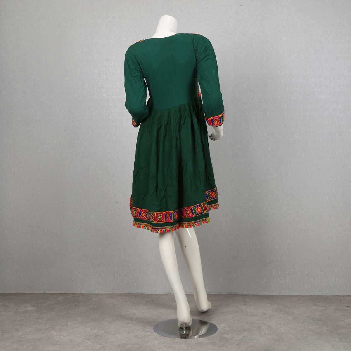 Green Bohemian Dress 3