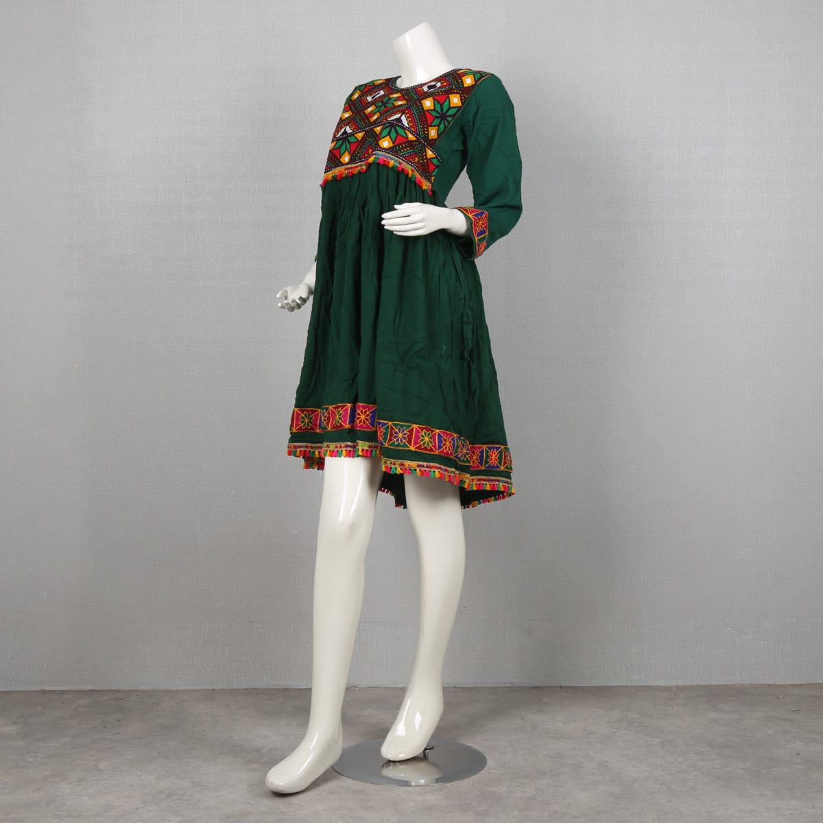 Green Bohemian Dress 1