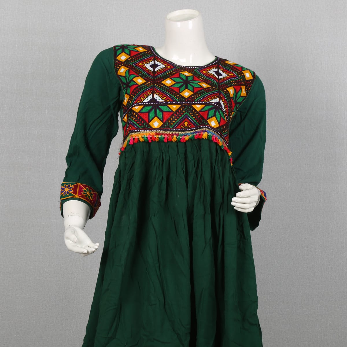 Green Bohemian Dress 2