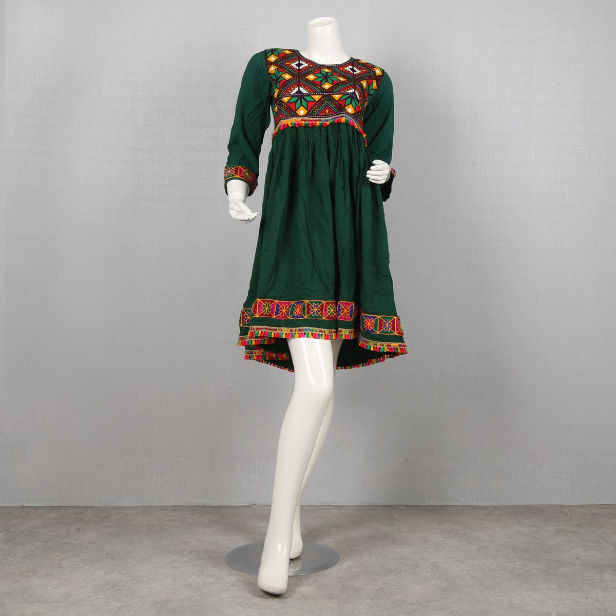 Green Bohemian Dress 4