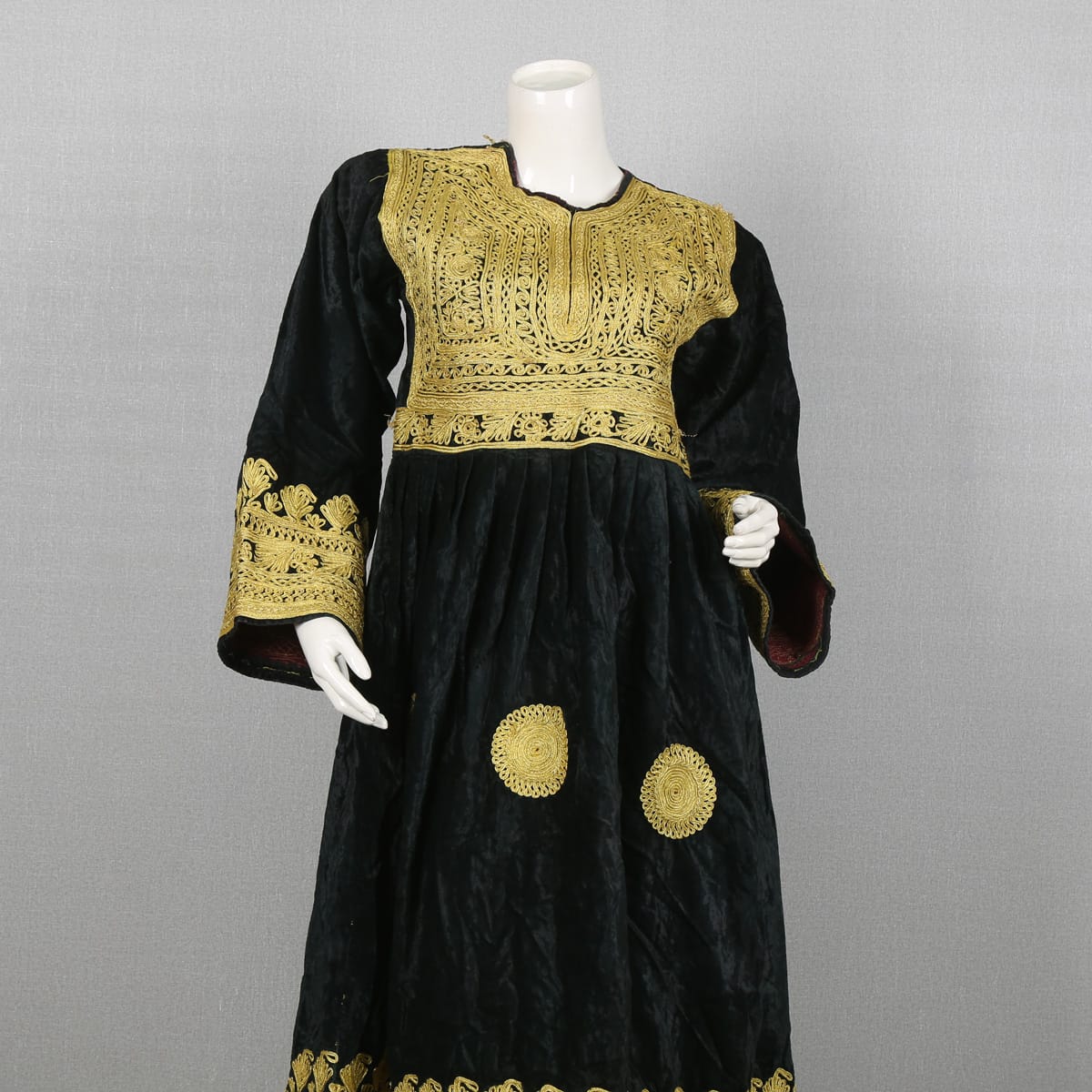 Black Embroidered Dress Gandi Afghami 3
