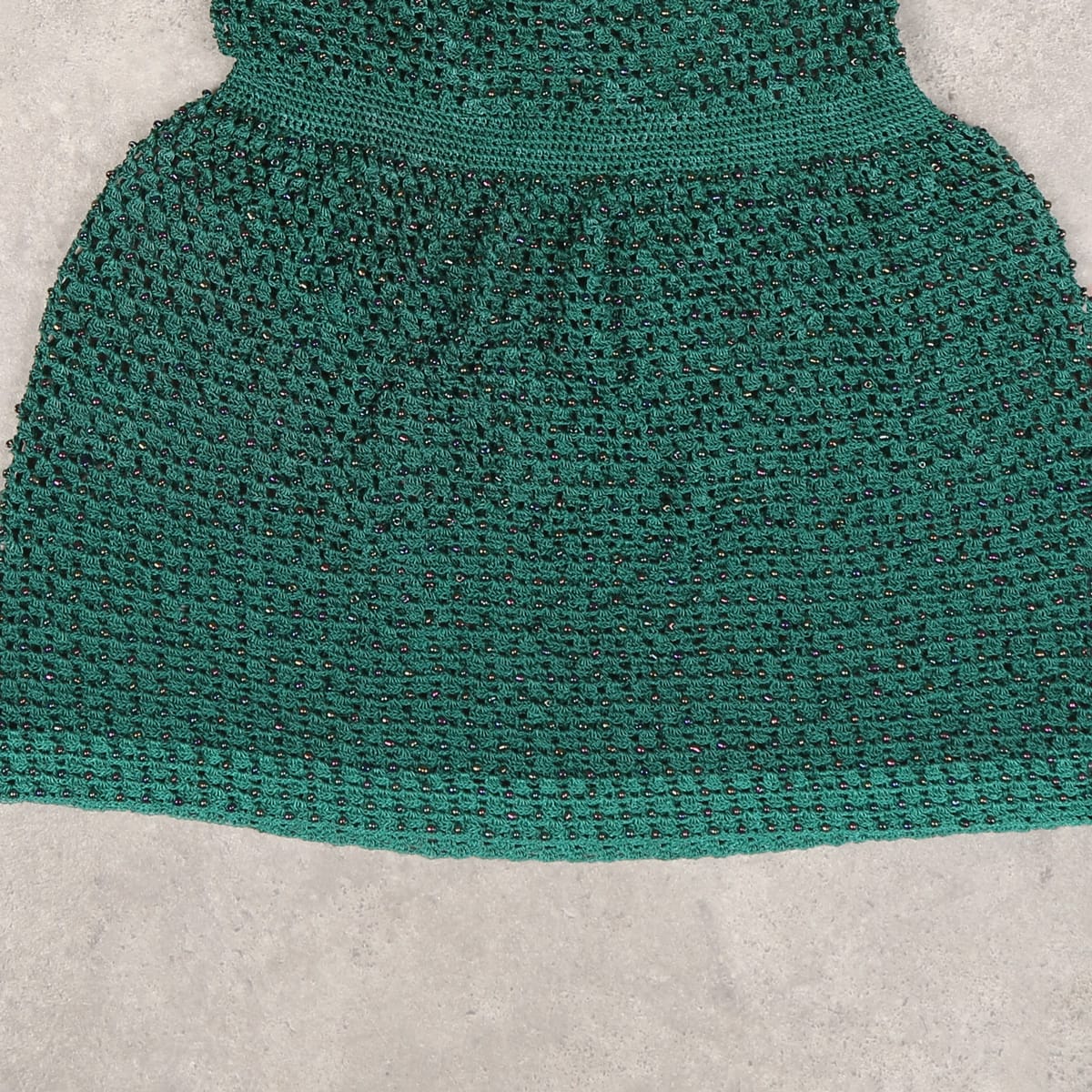 Green Crochet Dress 3