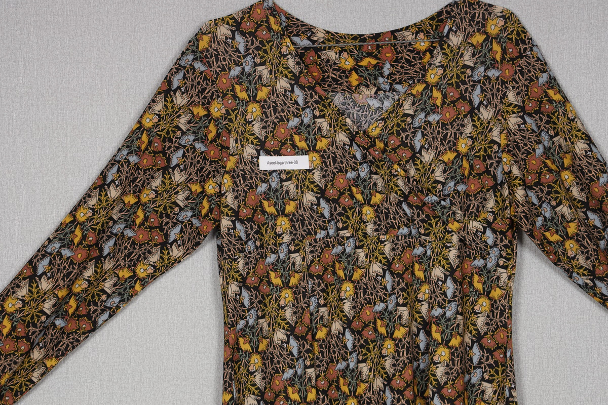 Vintage-Inspired Floral Print A-Line Dress 4