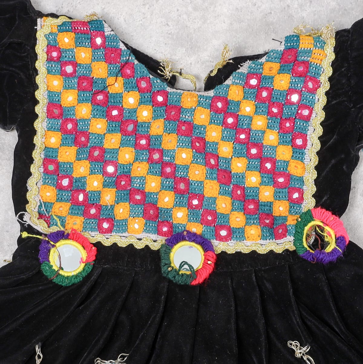 Traditional Black Afghan Girl’s Dress 1