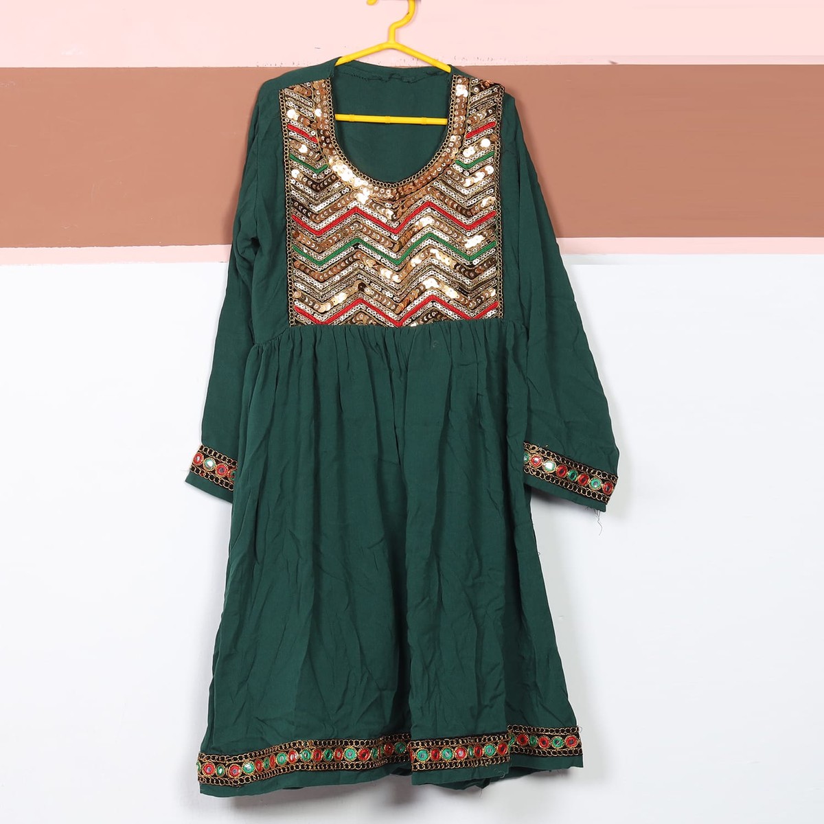 Emerald Green Traditional Dress 1