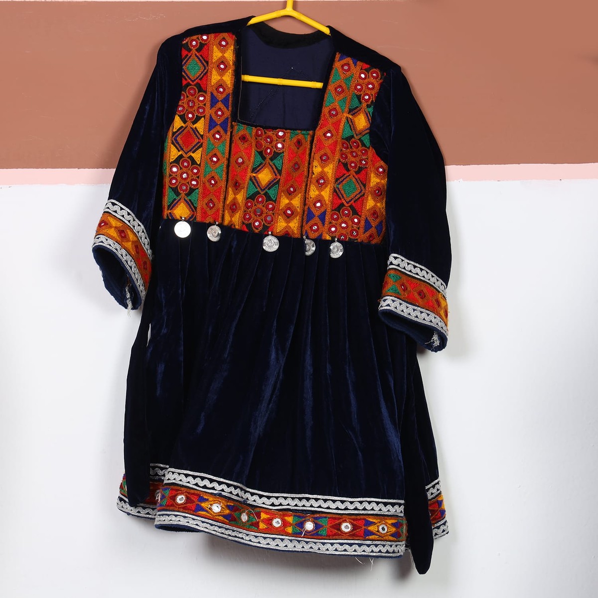 Noor Velvet Embroidered Traditional Dress (Kids) 2