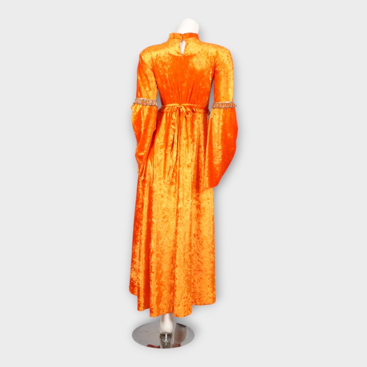 Elegant Orange Afghan Dress 3