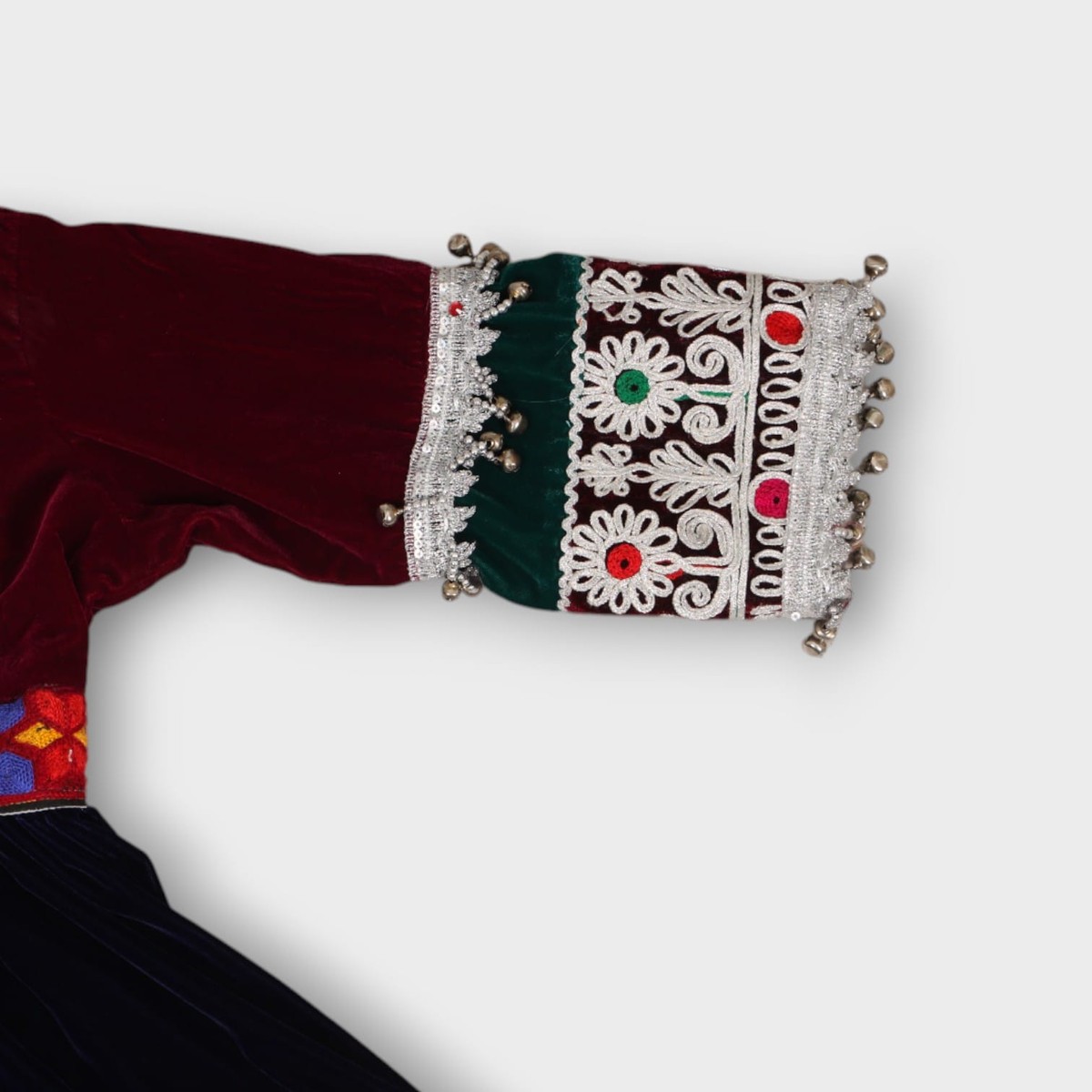 Traditional Velvet Kuchi Baby Dress 1