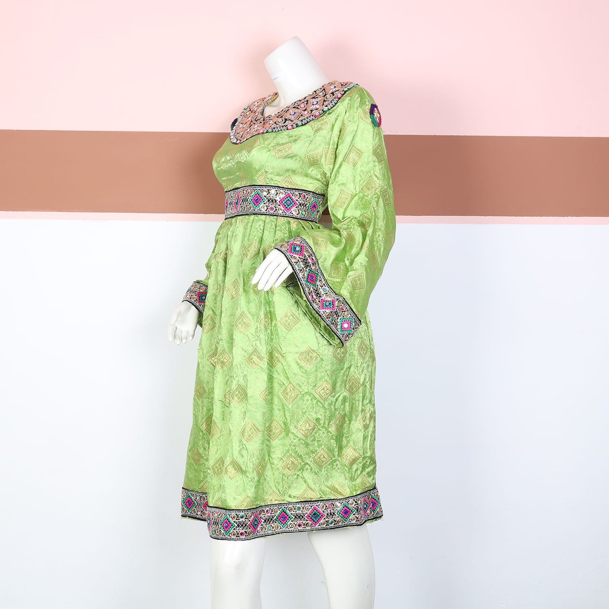 green afghan dress Afghan Nikkah Dress main image 0