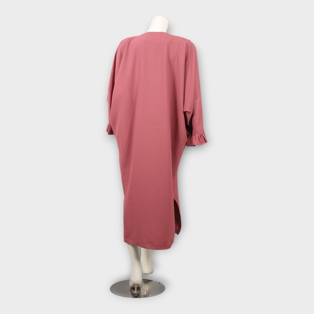 Dusty Rose Hand-Embroidered Afghani Maxi Dress 5