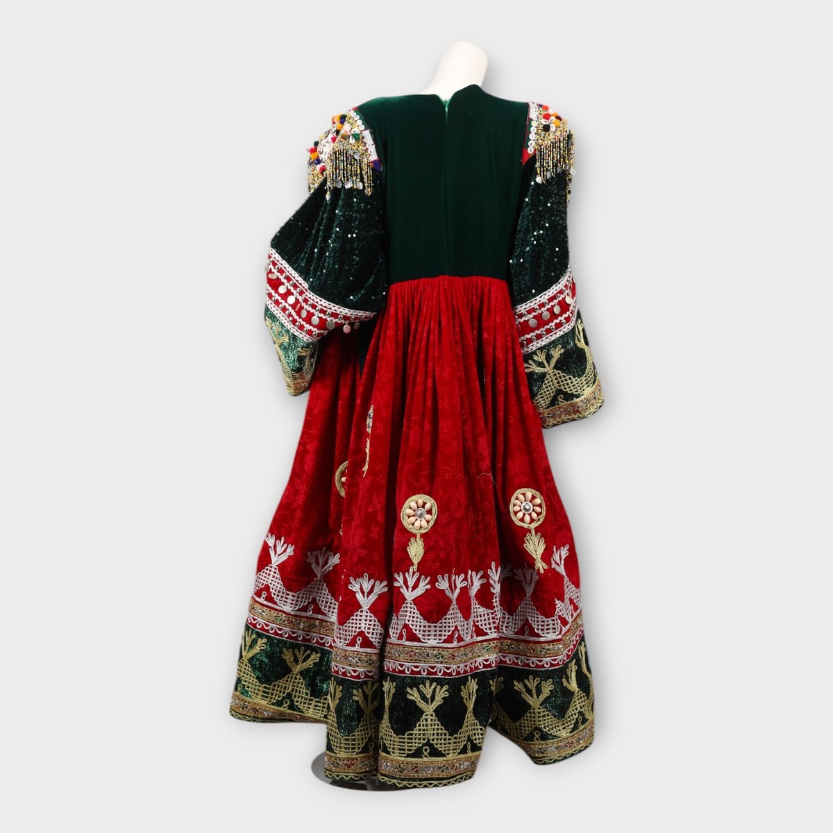 Heritage Gandi Afghani Outfit with Embroidered Waiscoat 3