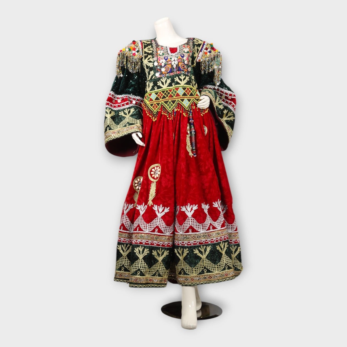 Heritage Gandi Afghani Outfit with Embroidered Waiscoat 1