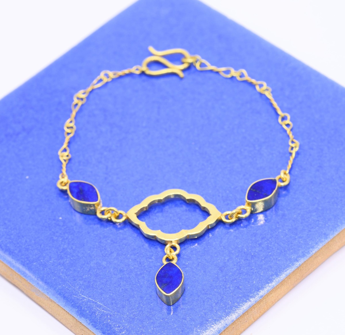 Women Bracelet Lapis Lazuli Stone 1