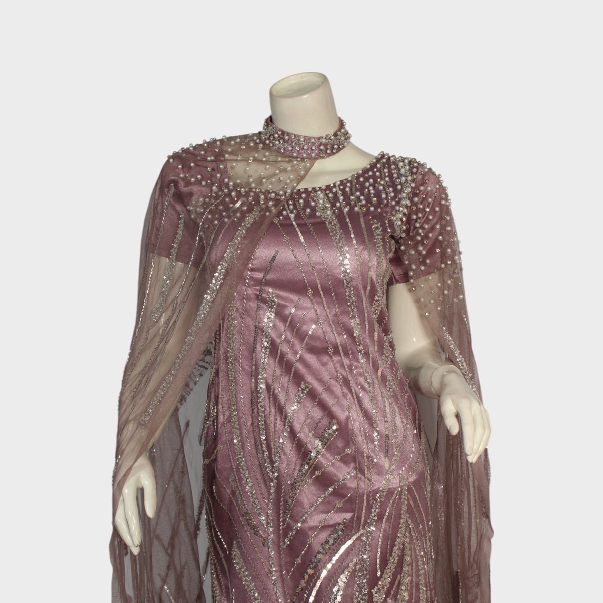 purple and black dress or white and gold Delara Cape Sleeve Midi Dress by Bariano