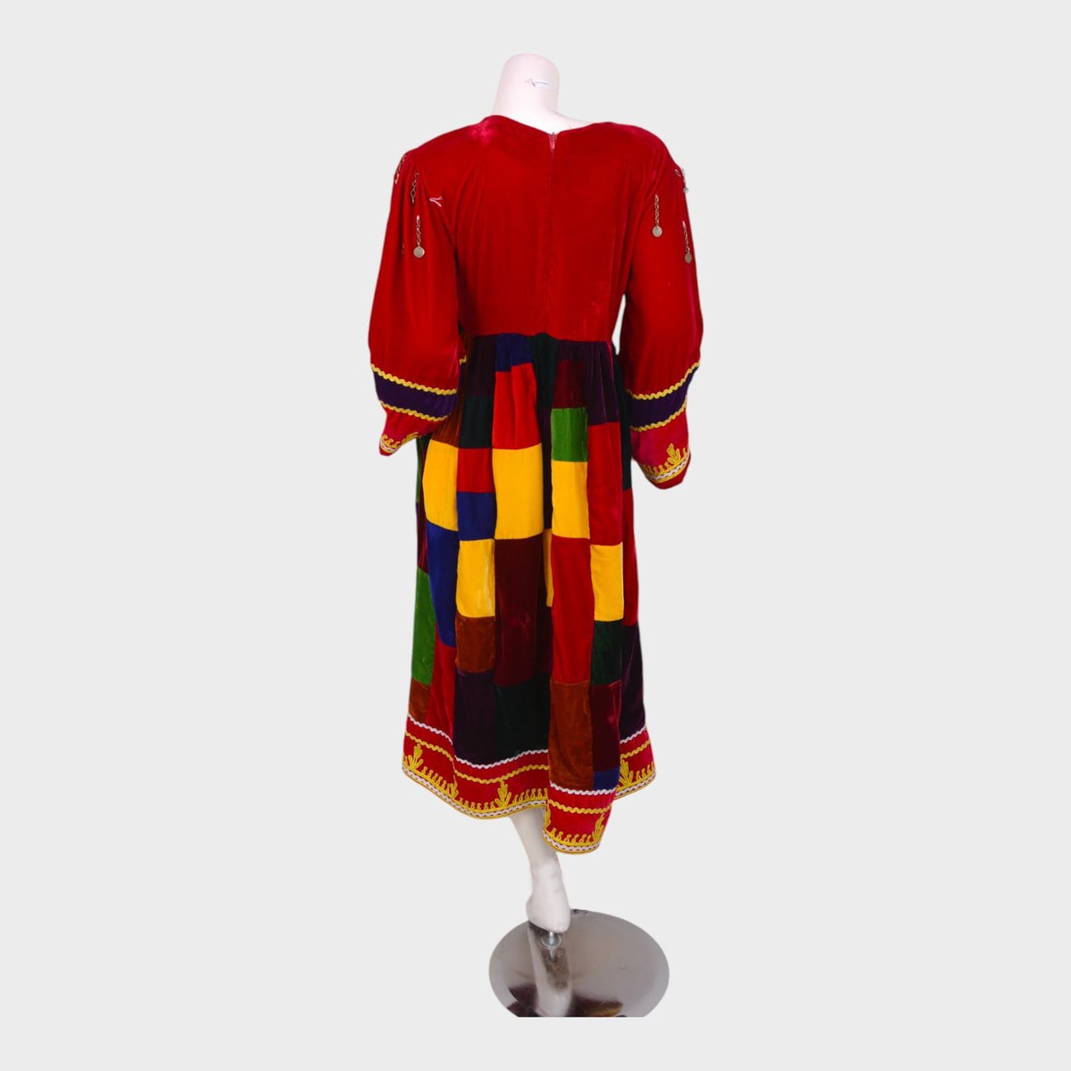 Kaleido Nomad – Multicolor Patchwork Afghani Dress 2
