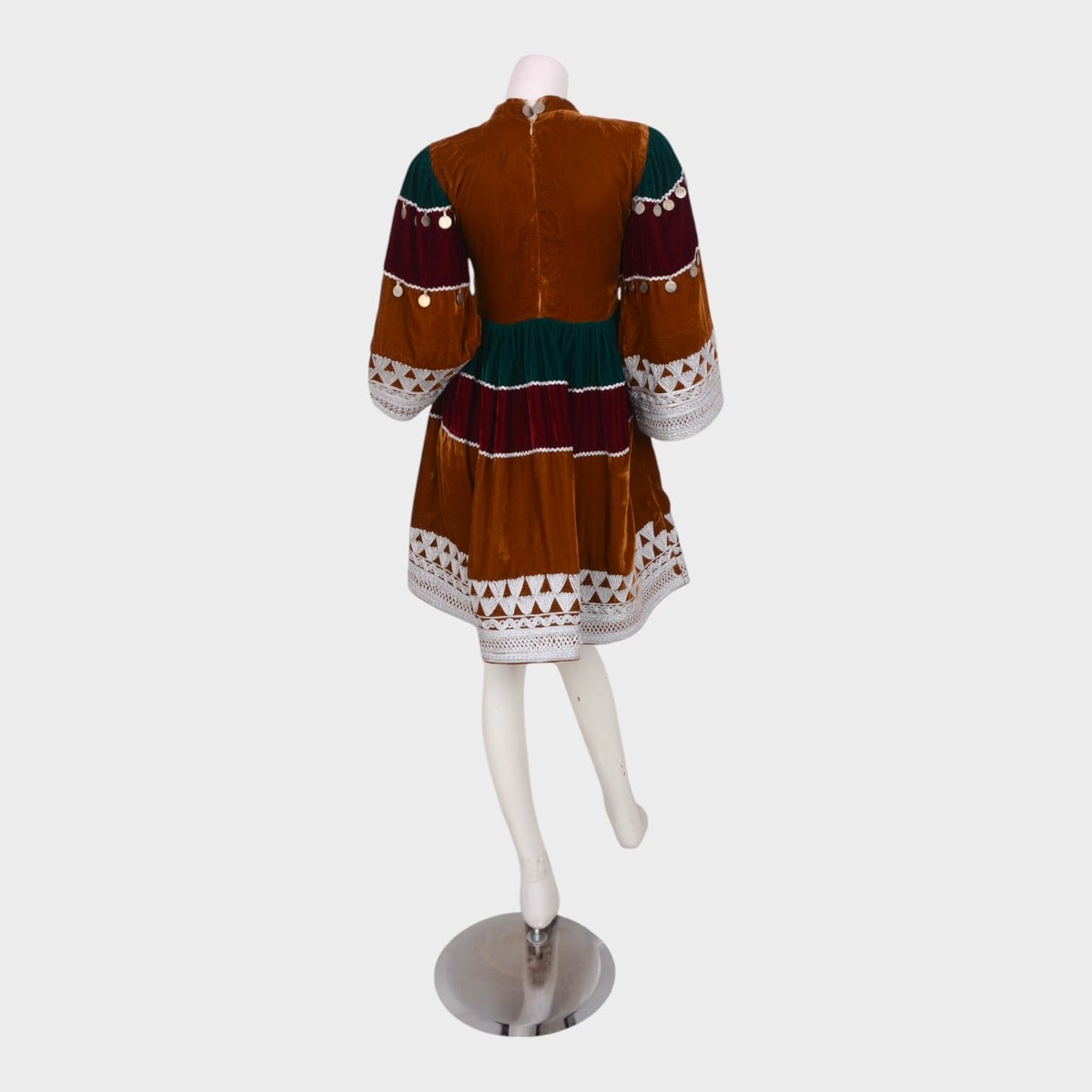 Zohra Muse – Patchwork Velvet Dress 3
