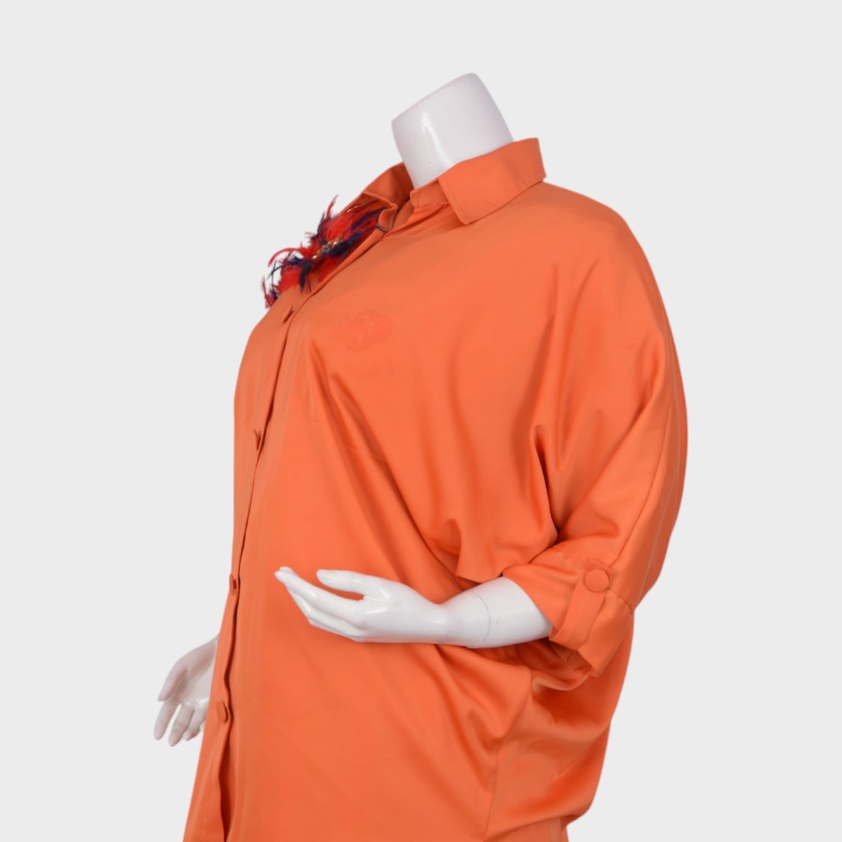 Clementine Flow – Feather Accent Maxi Set 2
