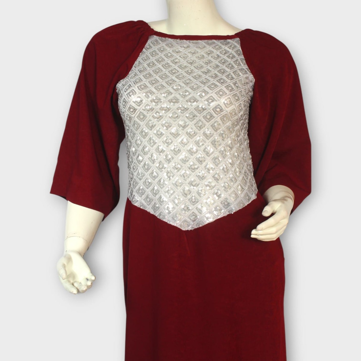 Roya Wine Dress 3