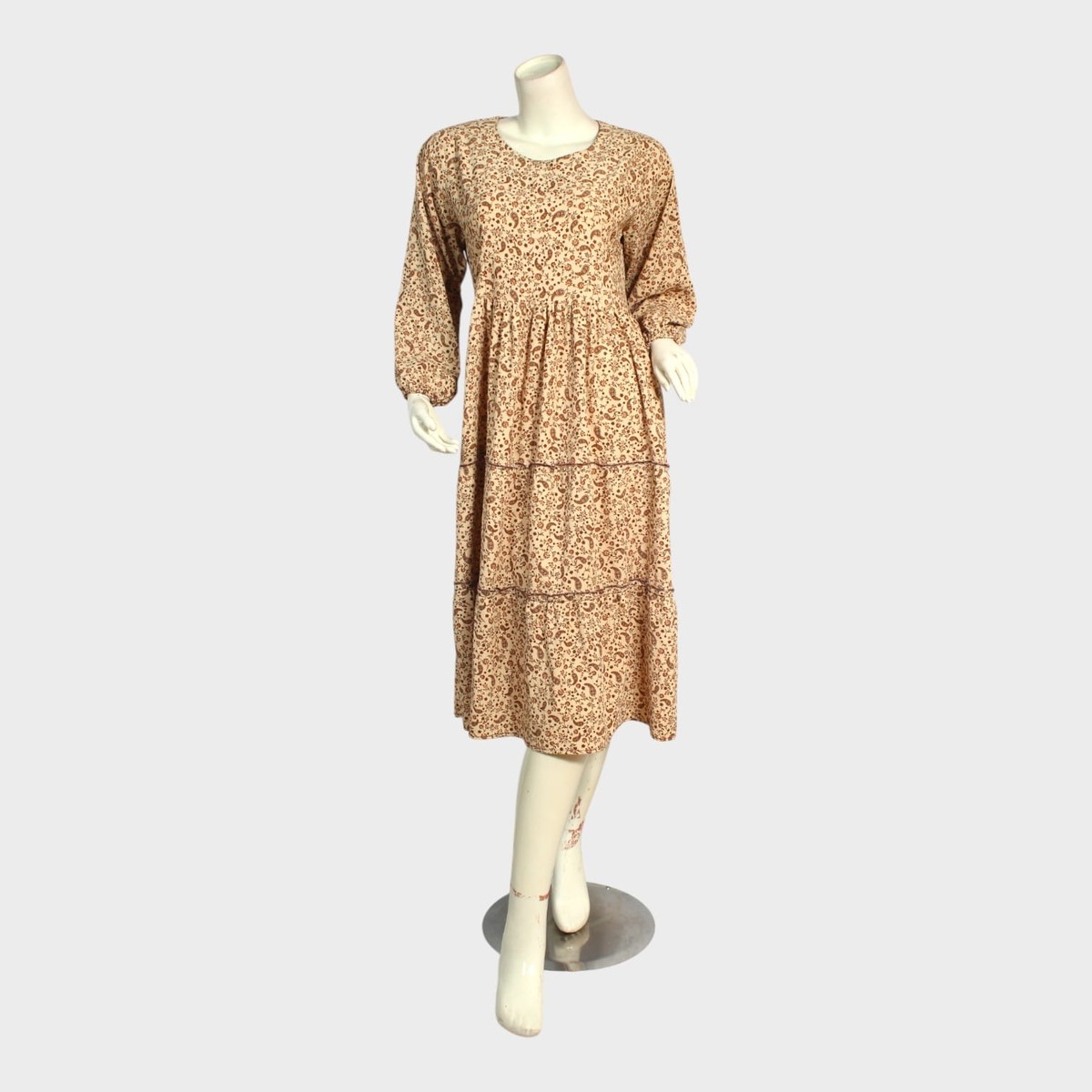 Dune Bloom Tiered Midi Dress 2