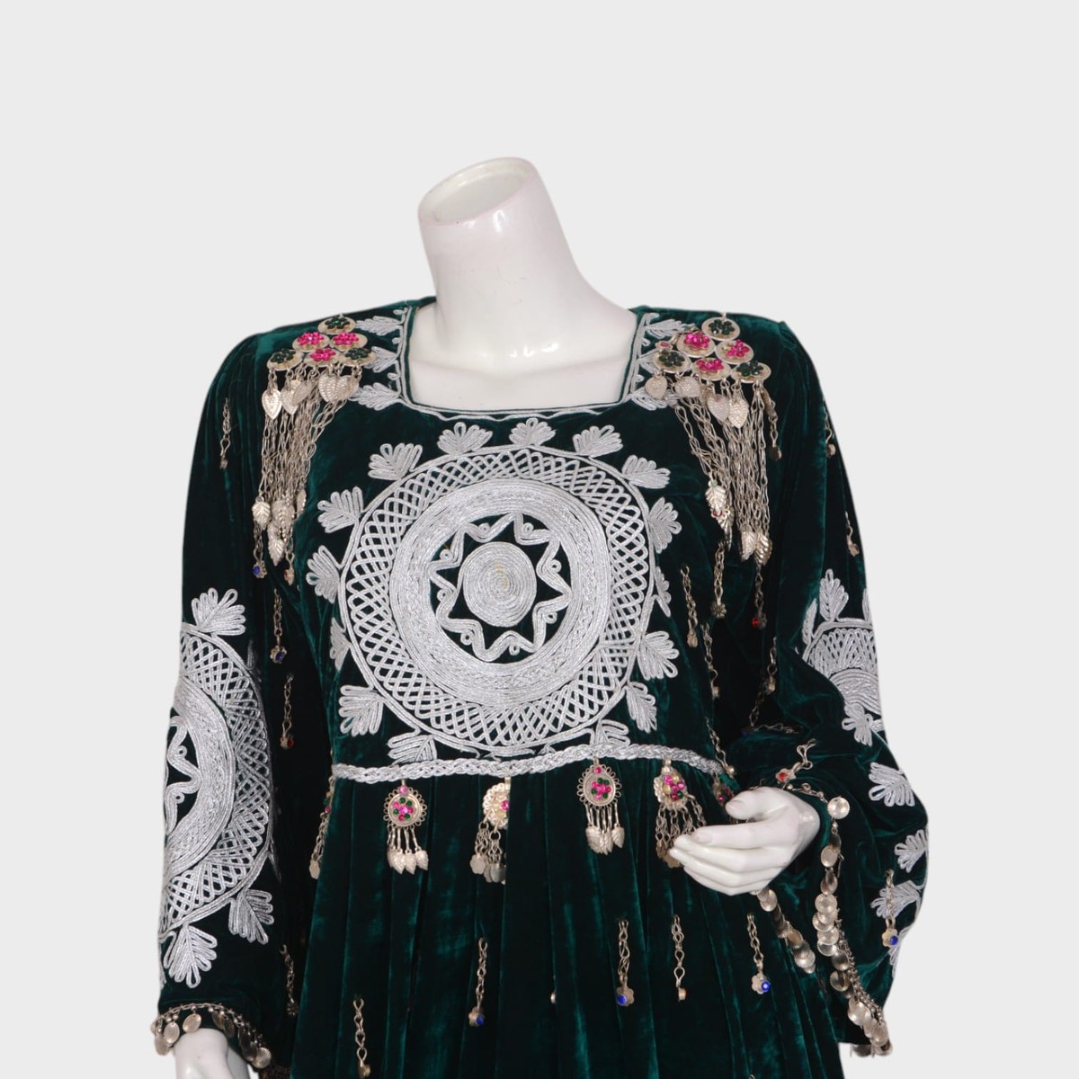 Midnight Mandala Afghani Dress 4