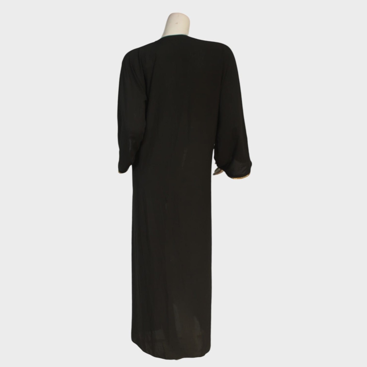 Golden Edge Open Abaya 1