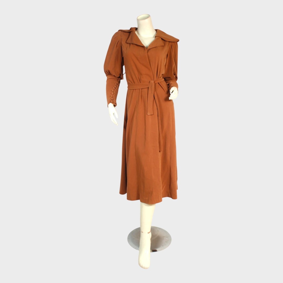 Rust Terra Belted Midi Abaya 1