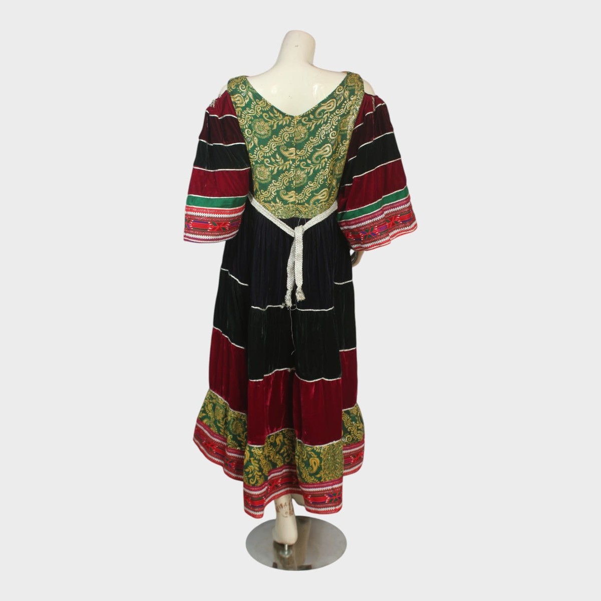 Roya Velvet Patchwork Dress 1